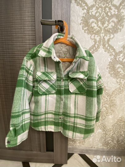 Рубашка утепленная для девочки. Рост 128