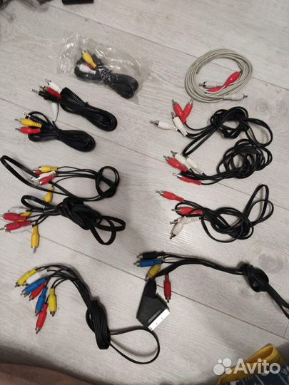 Кабеля тюльпан RCA - Scart - Jack 3,5