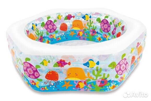 Бассейн детский intex 56493 «Морской Риф» 191х178