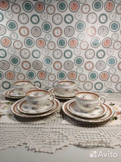 Чайное трио mitterteich Германия 1920 год