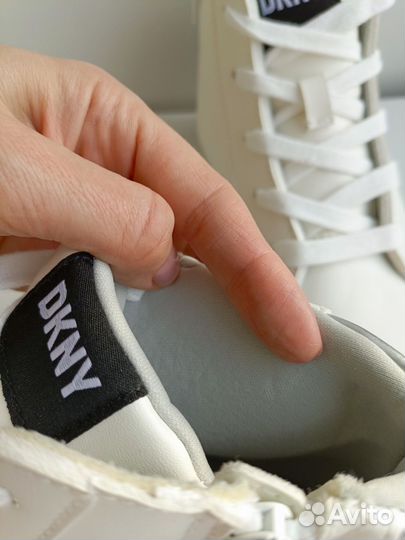 Кеды утепленные для девочки, новые, dkny