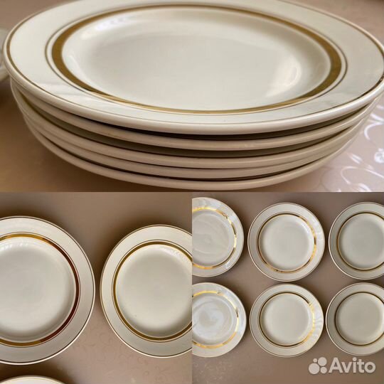 Набор столовой посуды тарелки зик Конаково СССР