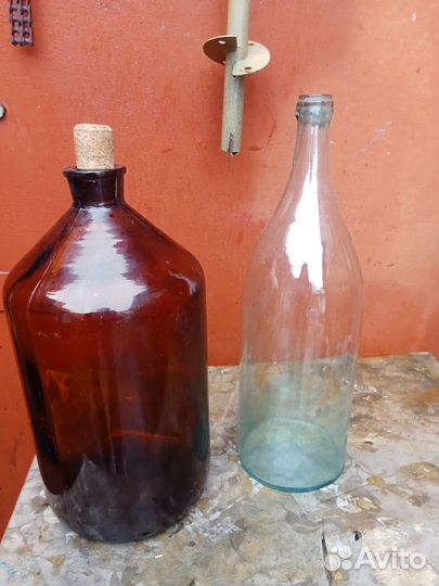 Стеклянные бутыли СССР