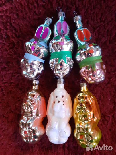 Елочные игрушки советские СССР