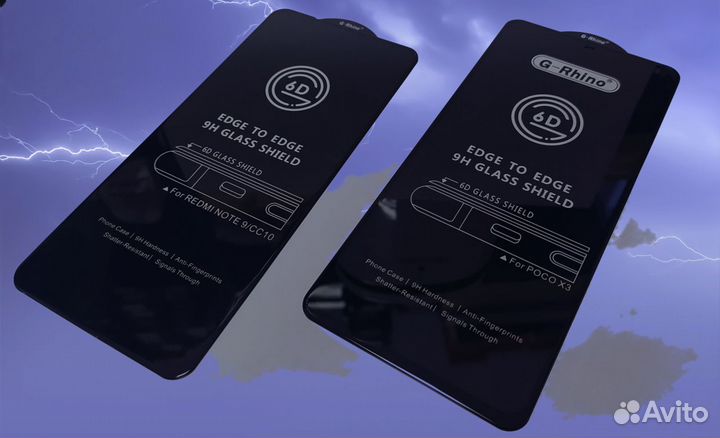 Защитное стекло 6D G-Rhino для Xiaomi