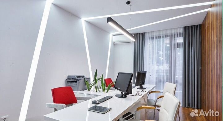 Светильник линейный line 992х35х35 25 Вт, 4000K