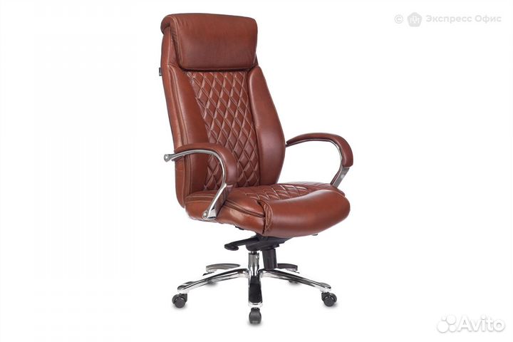 Кресло для руководителя Бюрократ T-9924SL/chokolat