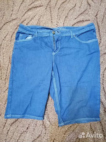 Бриджи джинсовые