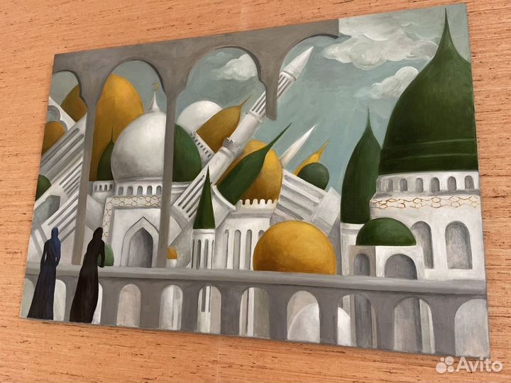 Картина маслом на холсте большая