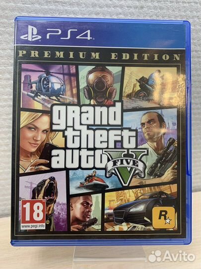 Игра на PlayStation 4 grand theft auto five