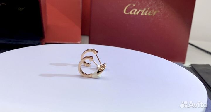 Серьги Cartier Love 0,1ct