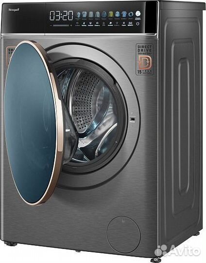 Стиральная машина weissgauff WMD 58411 Direct Drive Inverter Premium Steam Grey