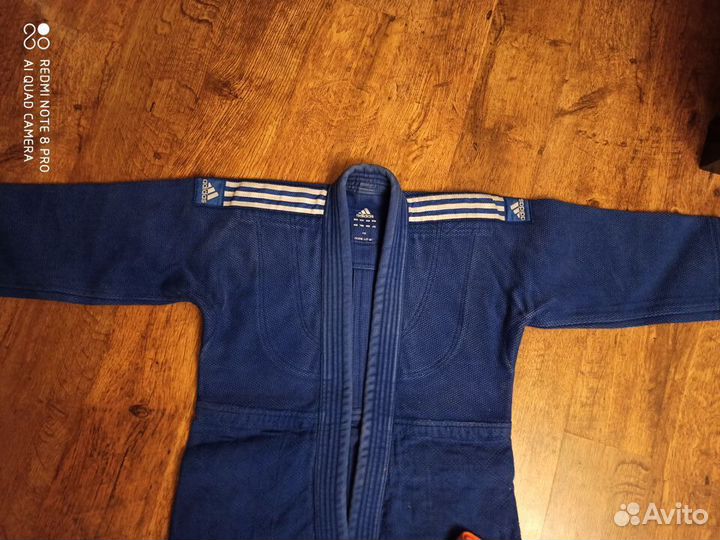Кимоно дзюдо размер 155 S-M adidas оригинал пояс