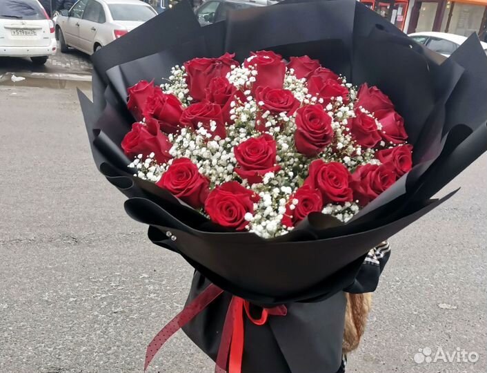 Розы, букет цветов