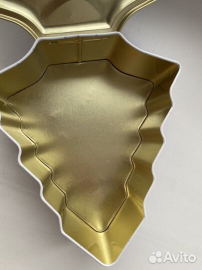 Жестяная коробка для подарка, мелочей