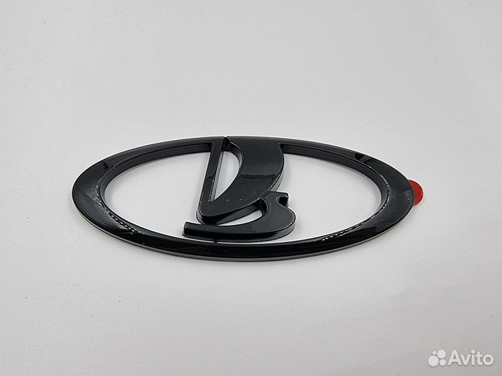 Эмблема ваз чёрная