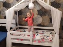 Кроватка-теремок - маленькая крепость для ребенка