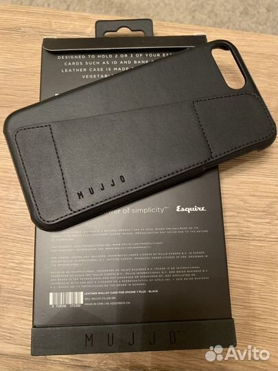 Чехол для iPhone 8 plus Mujjo (оригинал)