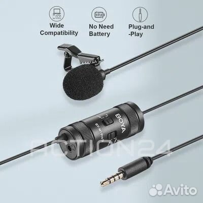Петличный микрофон Boya BY-M1 Pro II