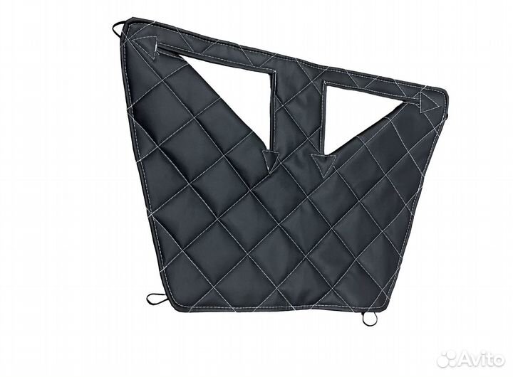 Утеплитель радиатора на ГАЗель Бизнес черный ромб