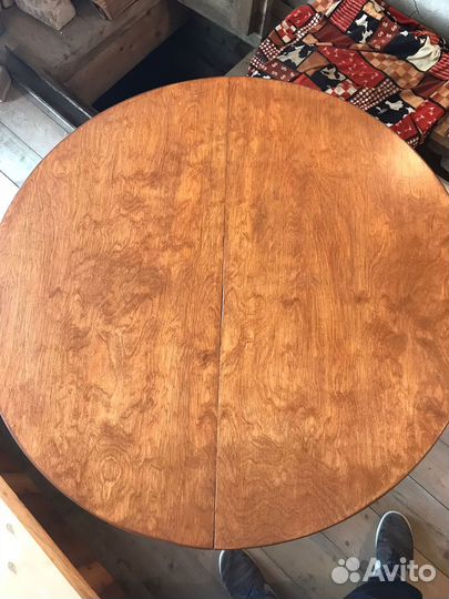 Стол деревянный круглый раздвижной