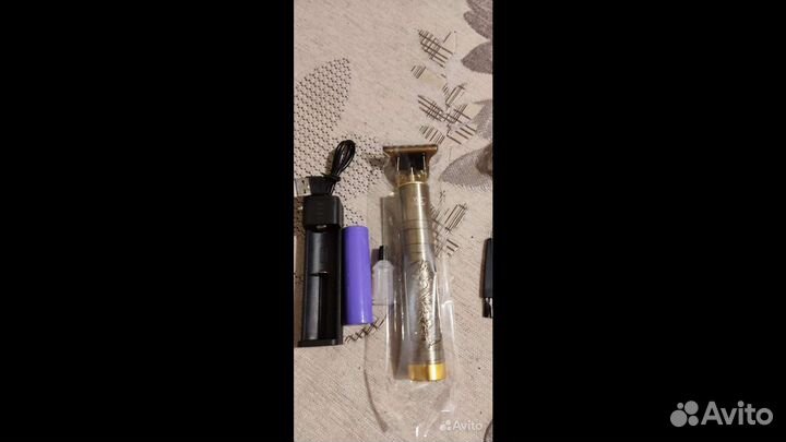 Триммер мужской для стрижки волос, машинка