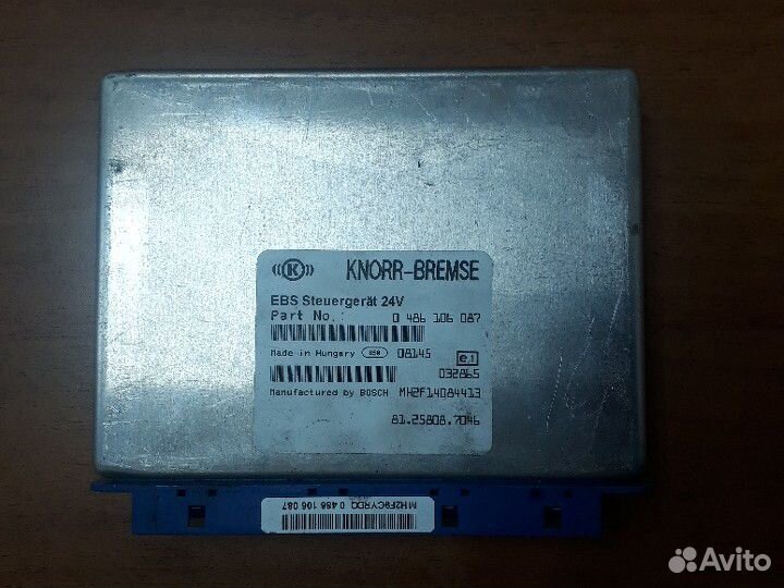 Блок управления EBS MAN TGS TGX