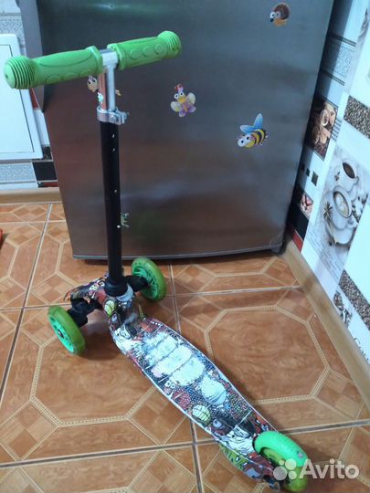 Самокат трёхколёсный детский 2-4 года