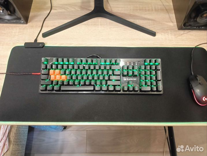 Игровой коврик для мыши с rgb подсветкой