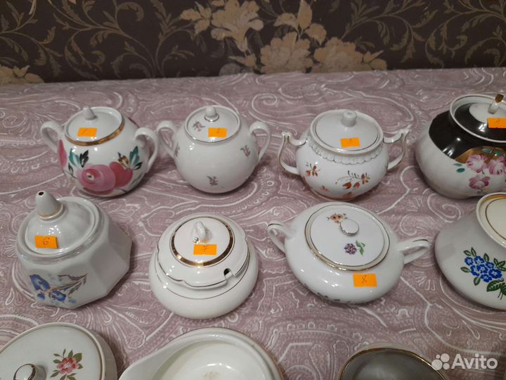 Сахарницы, соусники, солонички. СССР