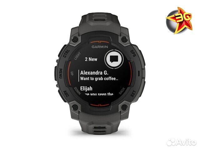 Часы Garmin Instinct E 45 mm Black Charcoal 010-02933-00