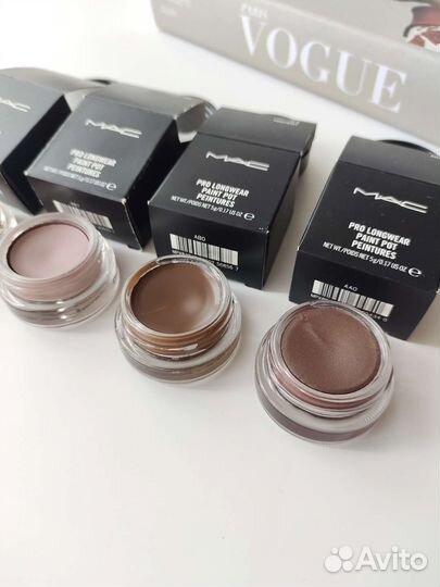 Кремовые тени MAC PRO longwear paint pots