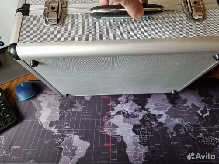 Кейс алюминиевый 460х328х170мм с замками