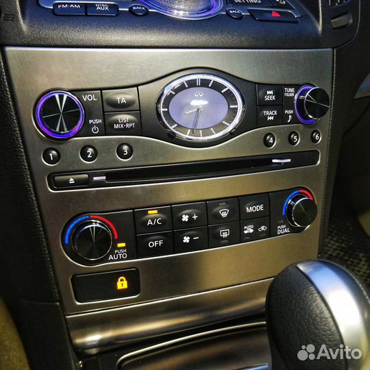 Крутилки магнитолы и климата Infiniti G/M/EX/QX/FX