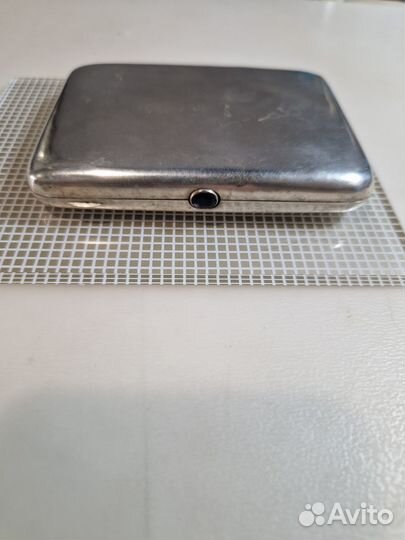 Портсигар серебряный