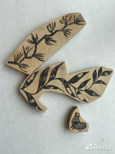 Печати штампы декоративные 4шт