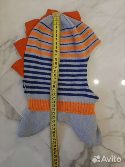 Шапка шлем демисезонная динозавр 5 6 лет