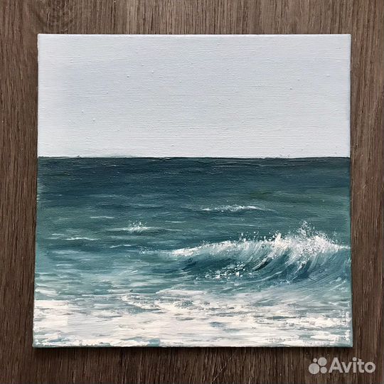 Картина маслом море