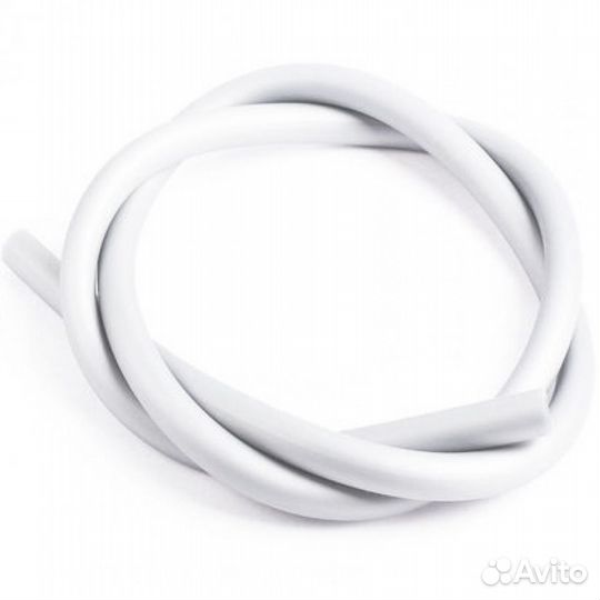 Кембрик силиконовый, 0,3х0,5 мм; Белый, 1м