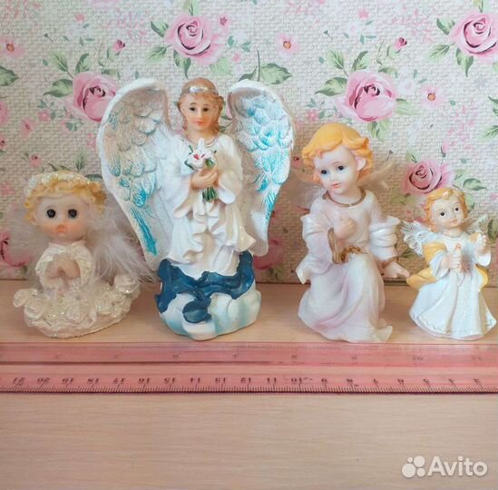 Статуэтка сувенир талисман ангел керамика