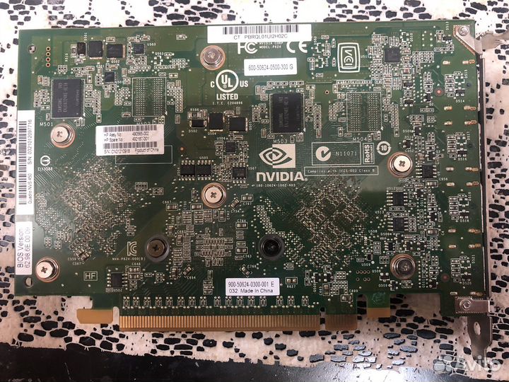Видеокарта nvidia quadro NVS 450