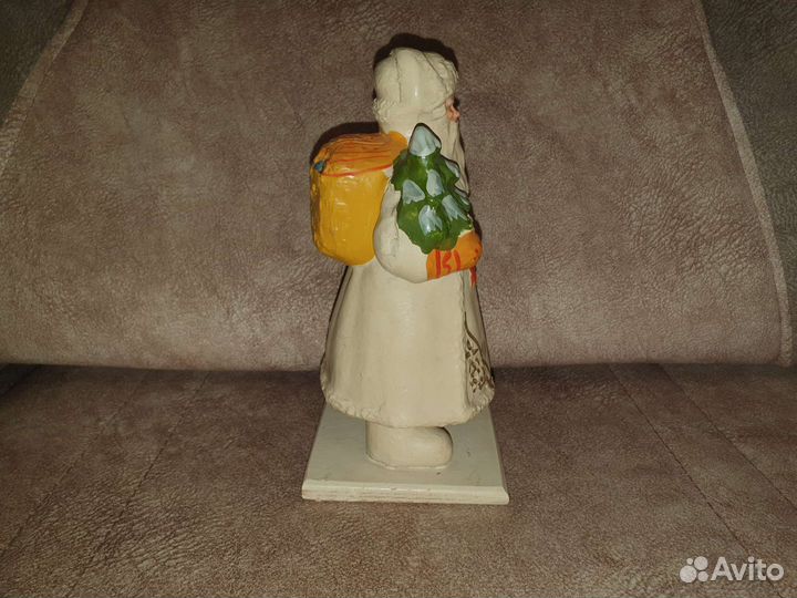 Редчайший дед мороз. Пресс опилки. 50 годы. СССР