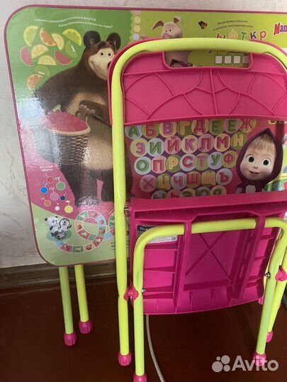 Детский стол и стул 