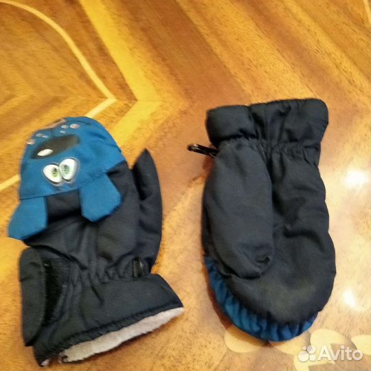 Краги зимние детские на 1-2 годика