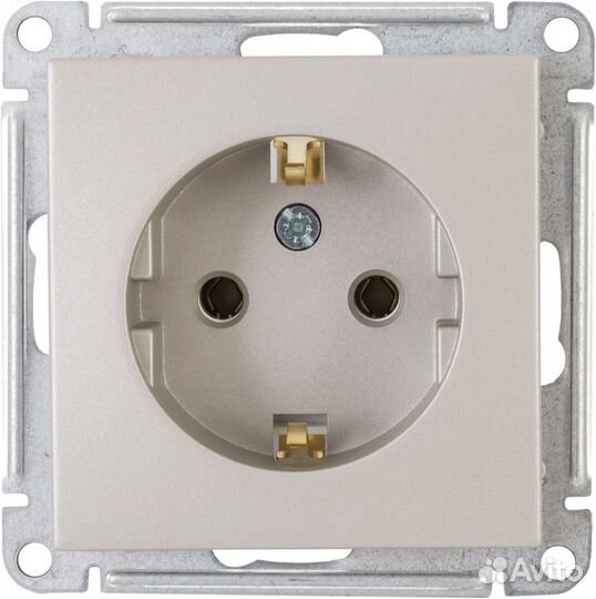 Розетка встраиваемая Electric W59 Deco с заземлени