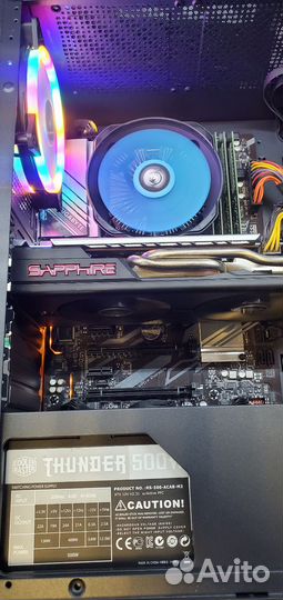 Игровой системный блок I5 9400f RX 580 Nitro+