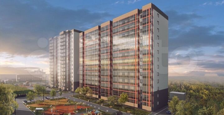 Квартира-студия, 34,1 м², 5/13 эт.