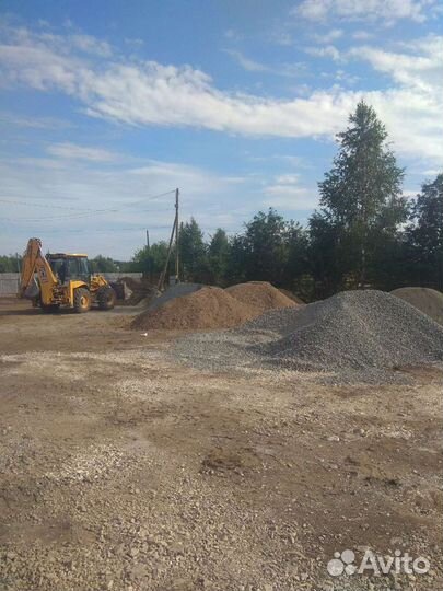 Щебень, Скала, пгс, песок, отсев, асфальт чернозем