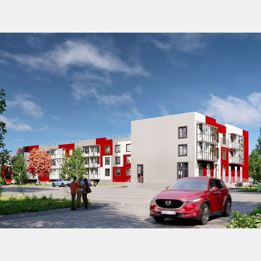 1-к. квартира, 45,1 м², 3/3 эт.