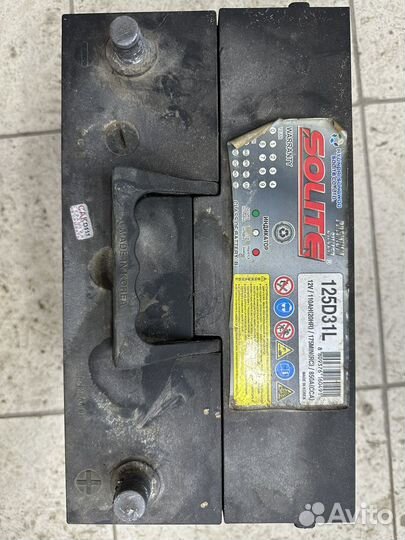 Аккумулятор solite 110ah